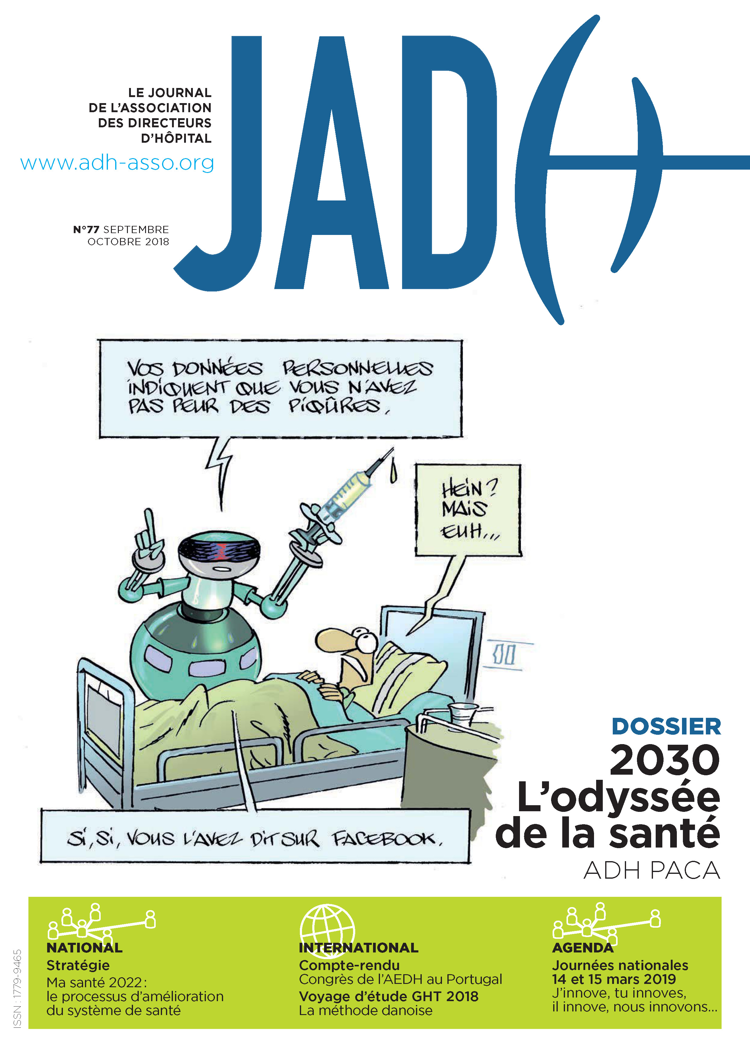JADH 77 – septembre/octobre 2018