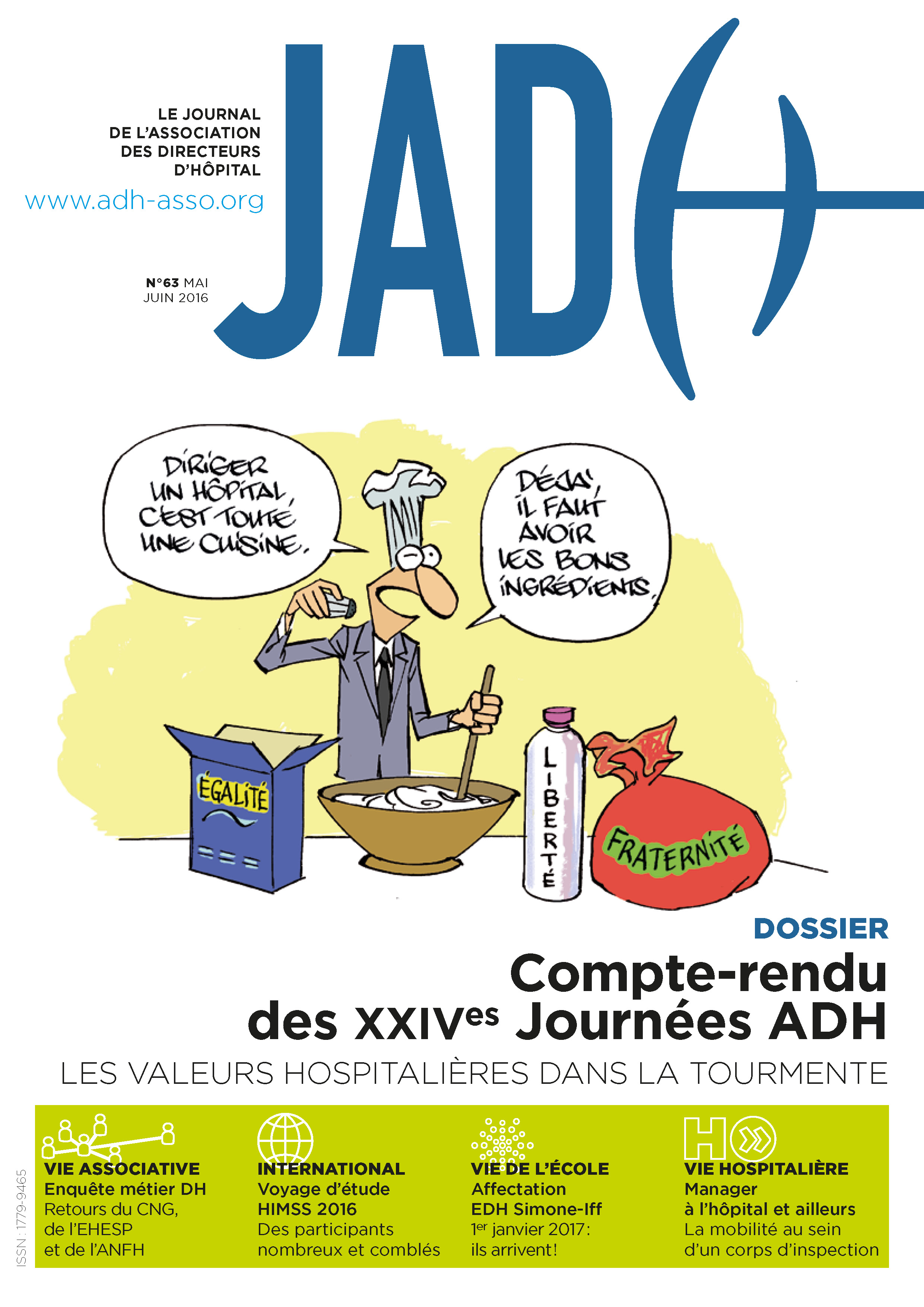 JADH 63 – mai/juin 2016