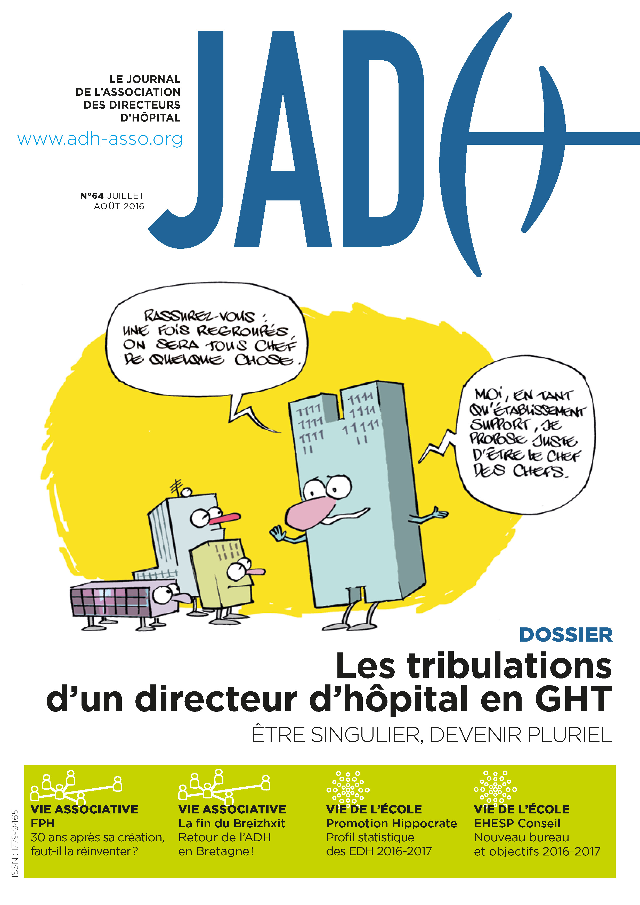 JADH 64 – juillet/août 2016