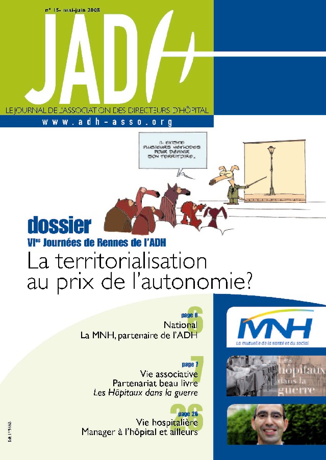 JADH 15 – mai/juin 2008