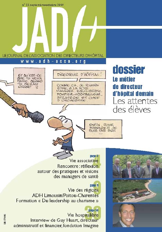 JADH 23 – septembre/octobre 2009