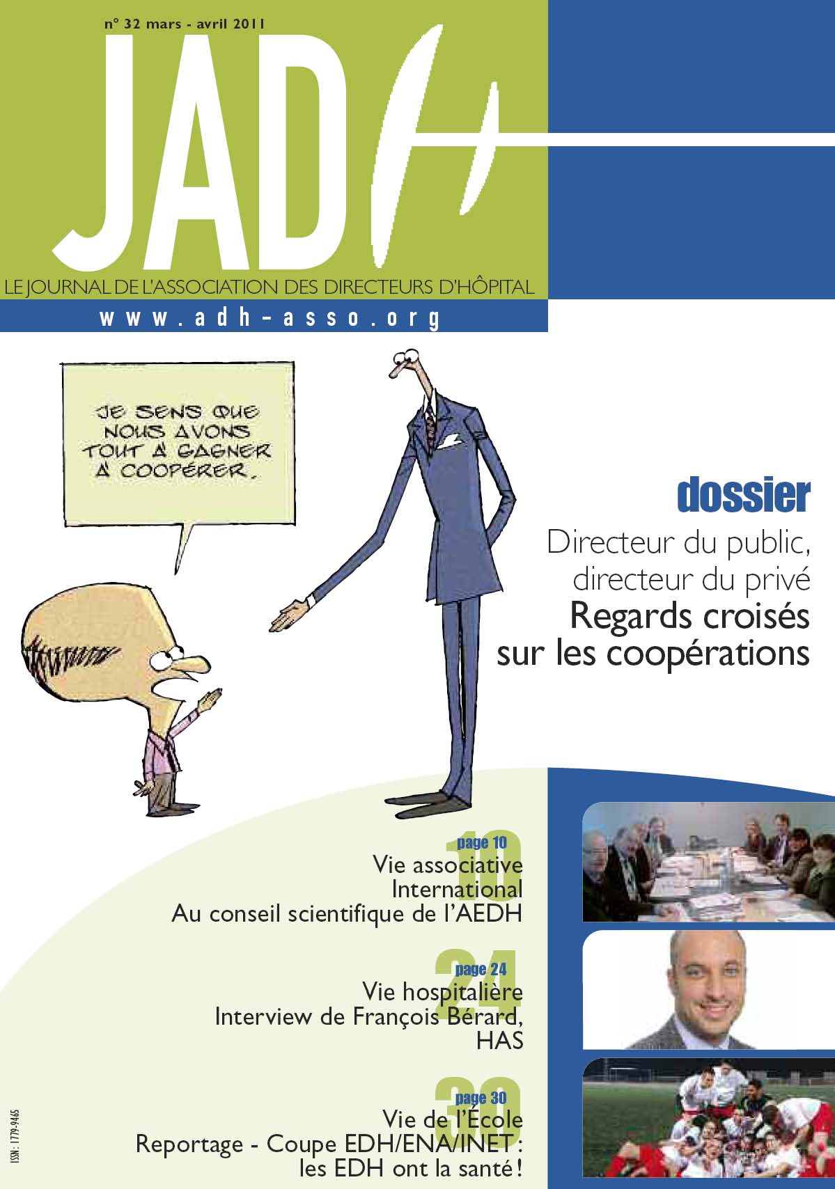 JADH 32 – mars/avril 2011