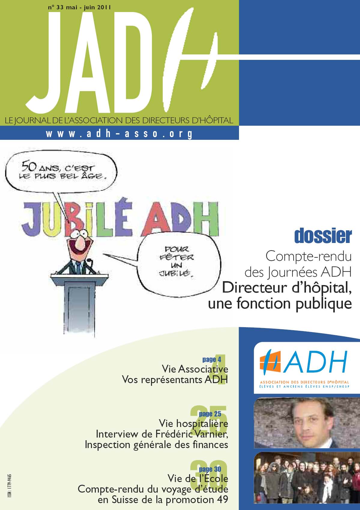 JADH 33 – mai/juin 2011