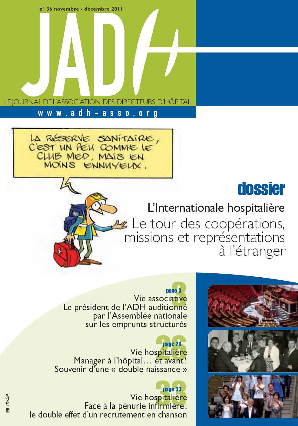 JADH 36 – novembre/décembre 2011