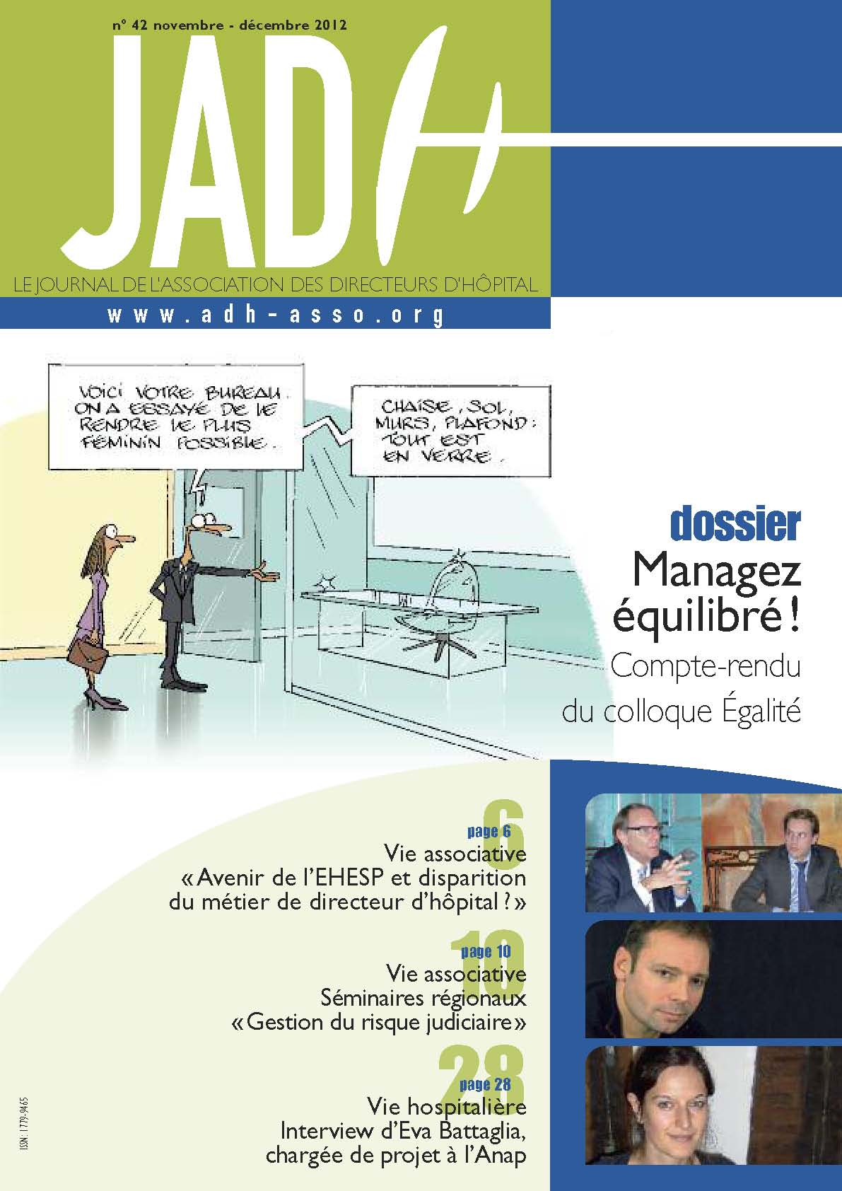 JADH 42 – novembre/décembre 2012