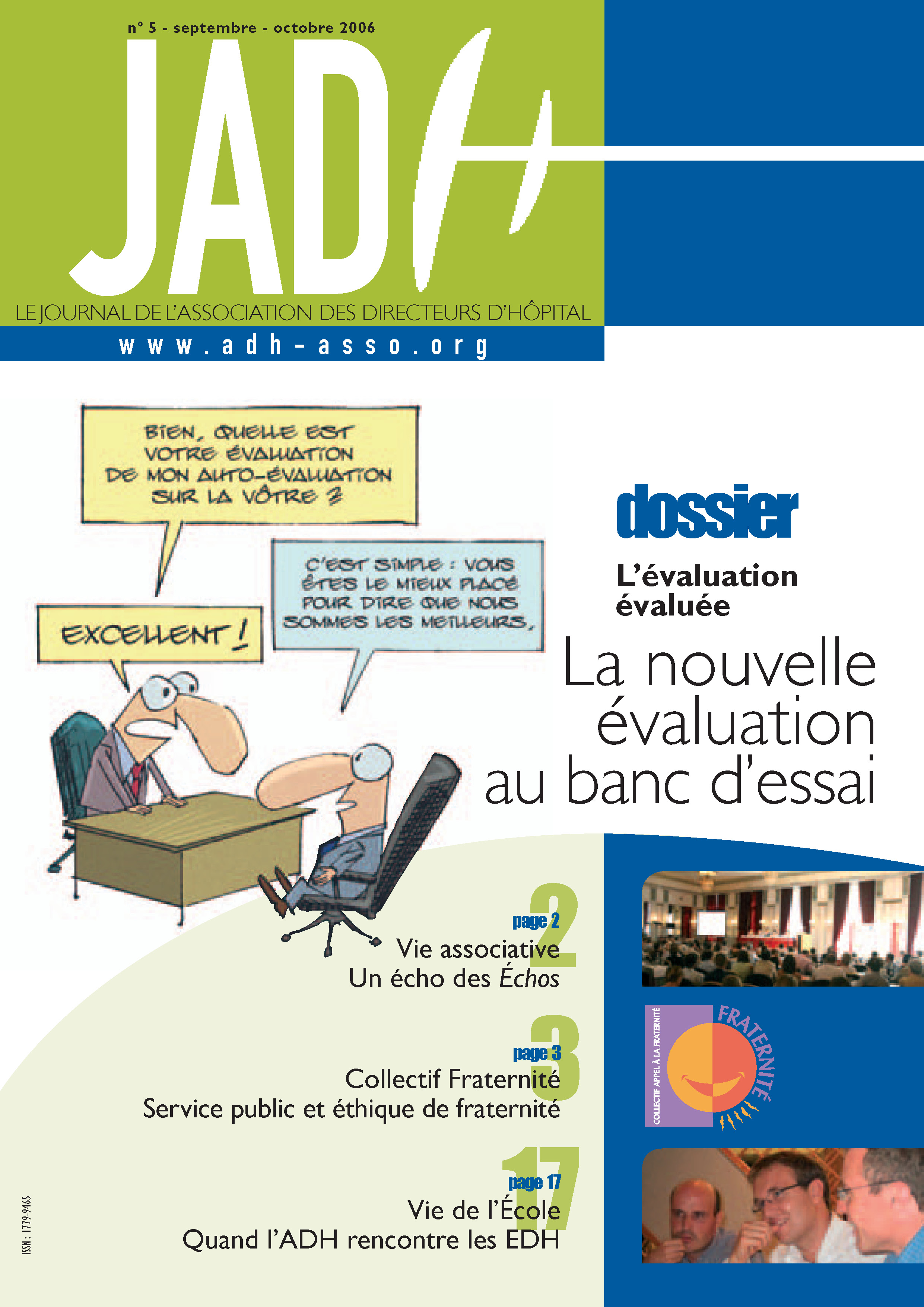 JADH 5 – septembre/octobre 2006