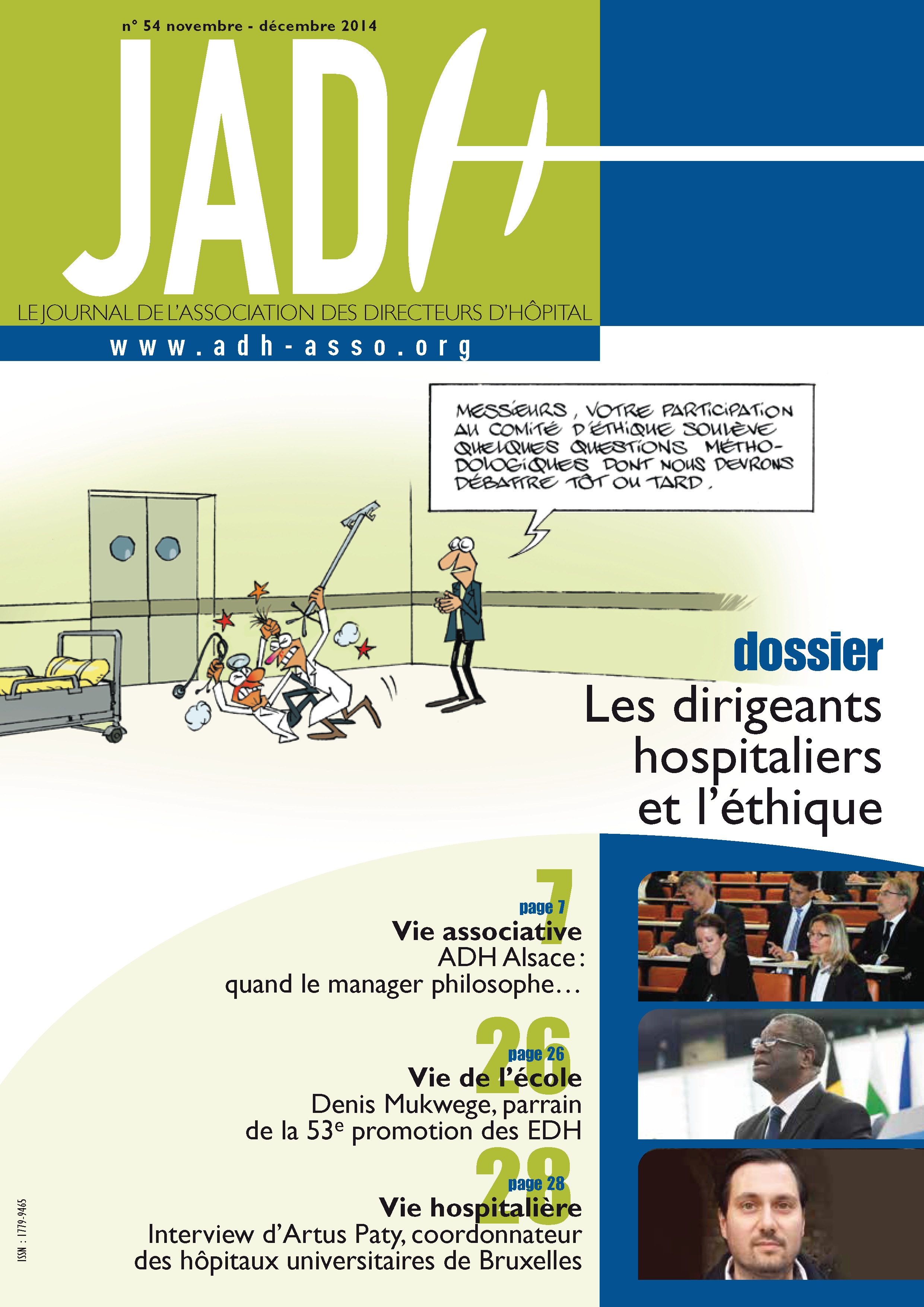 JADH 54 – novembre/décembre 2014