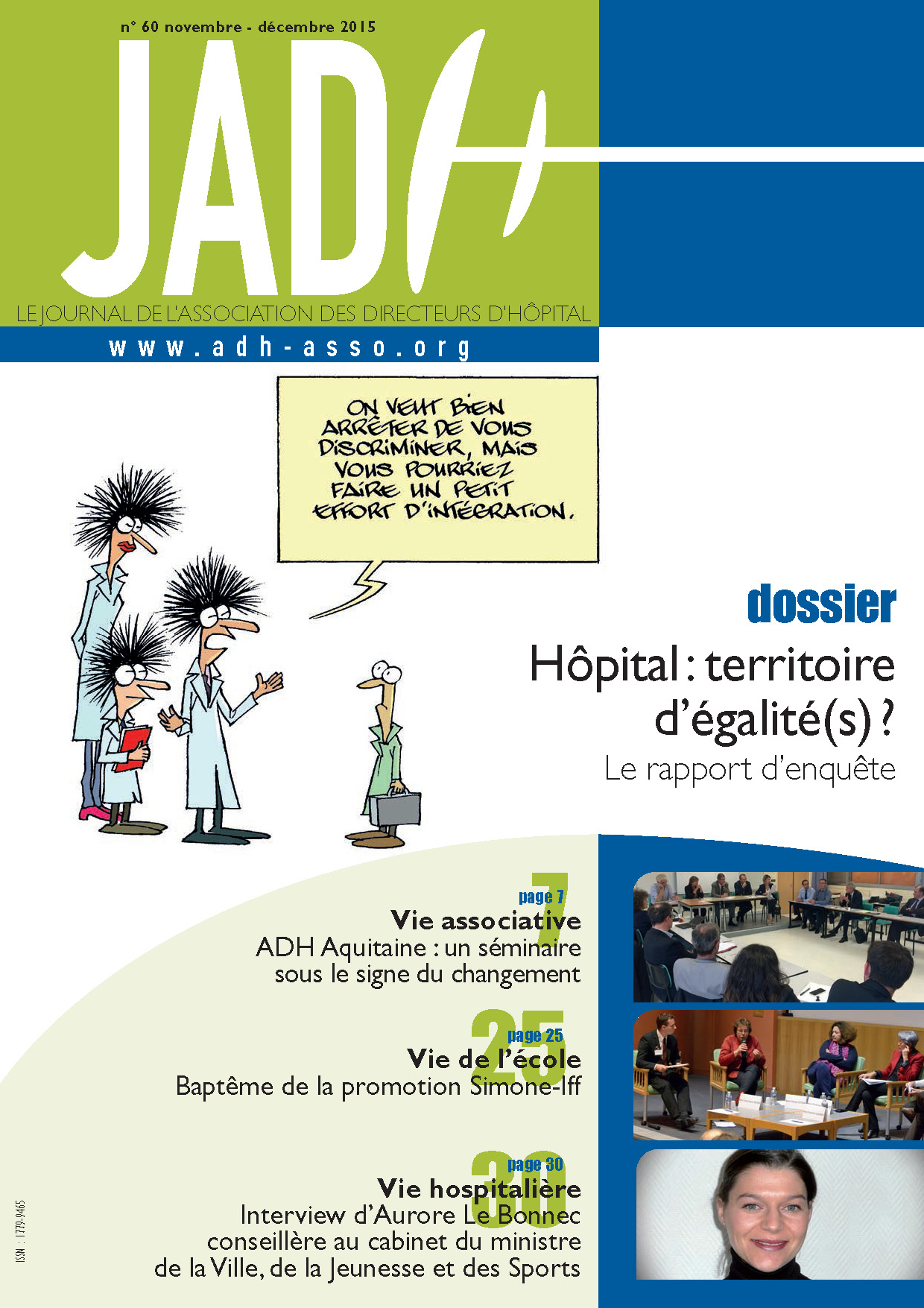 JADH 60 – novembre/décembre 2015