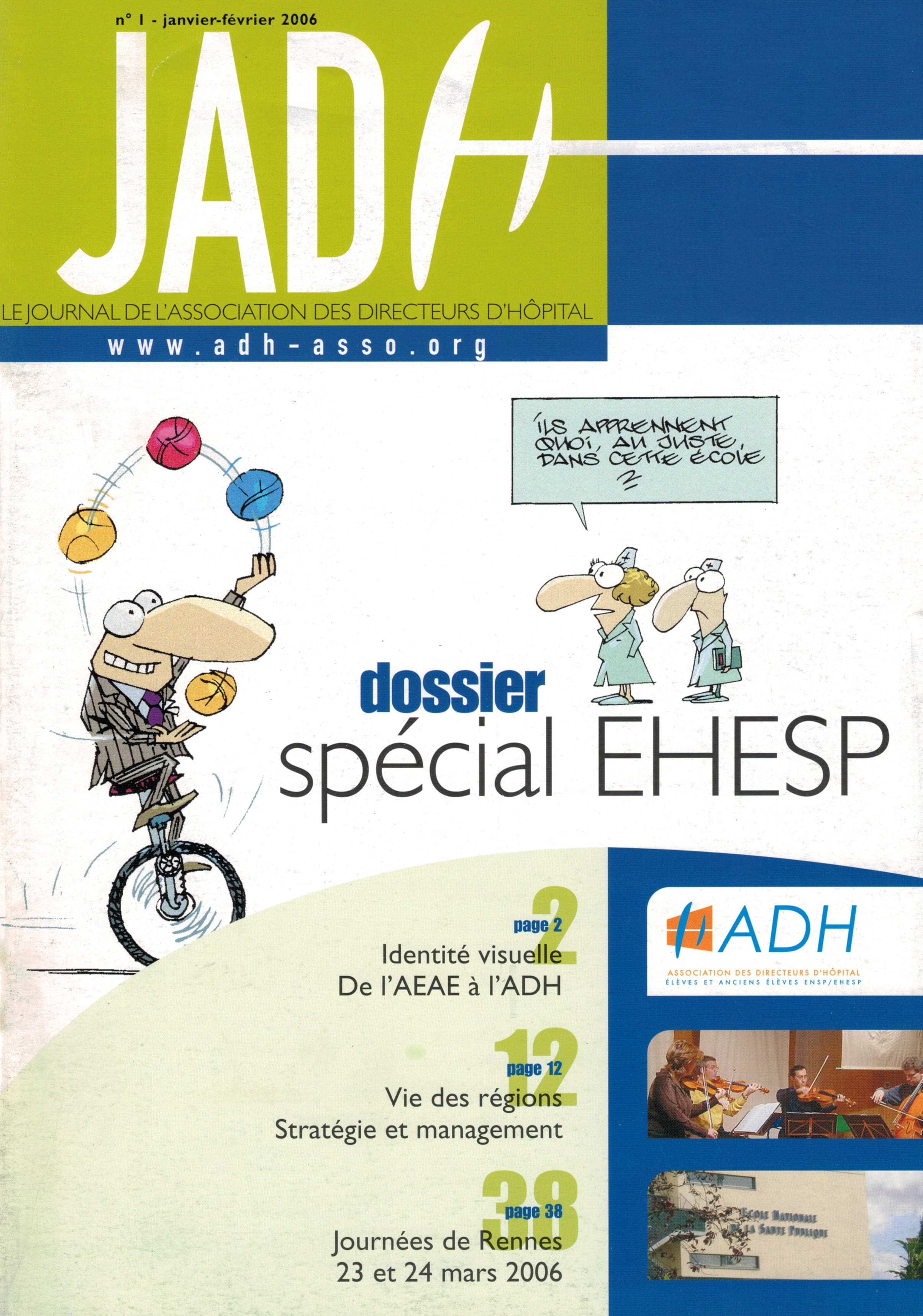 JADH 1 – janvier/février 2006