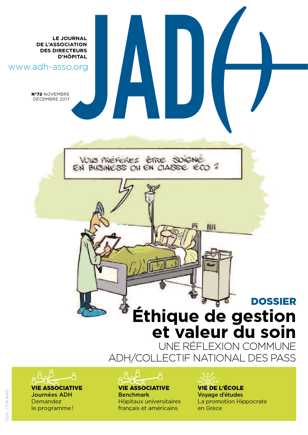 JADH 72 – novembre/décembre 2017