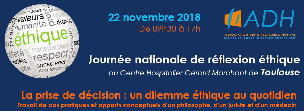 Journée nationale de réflexion éthique ADH