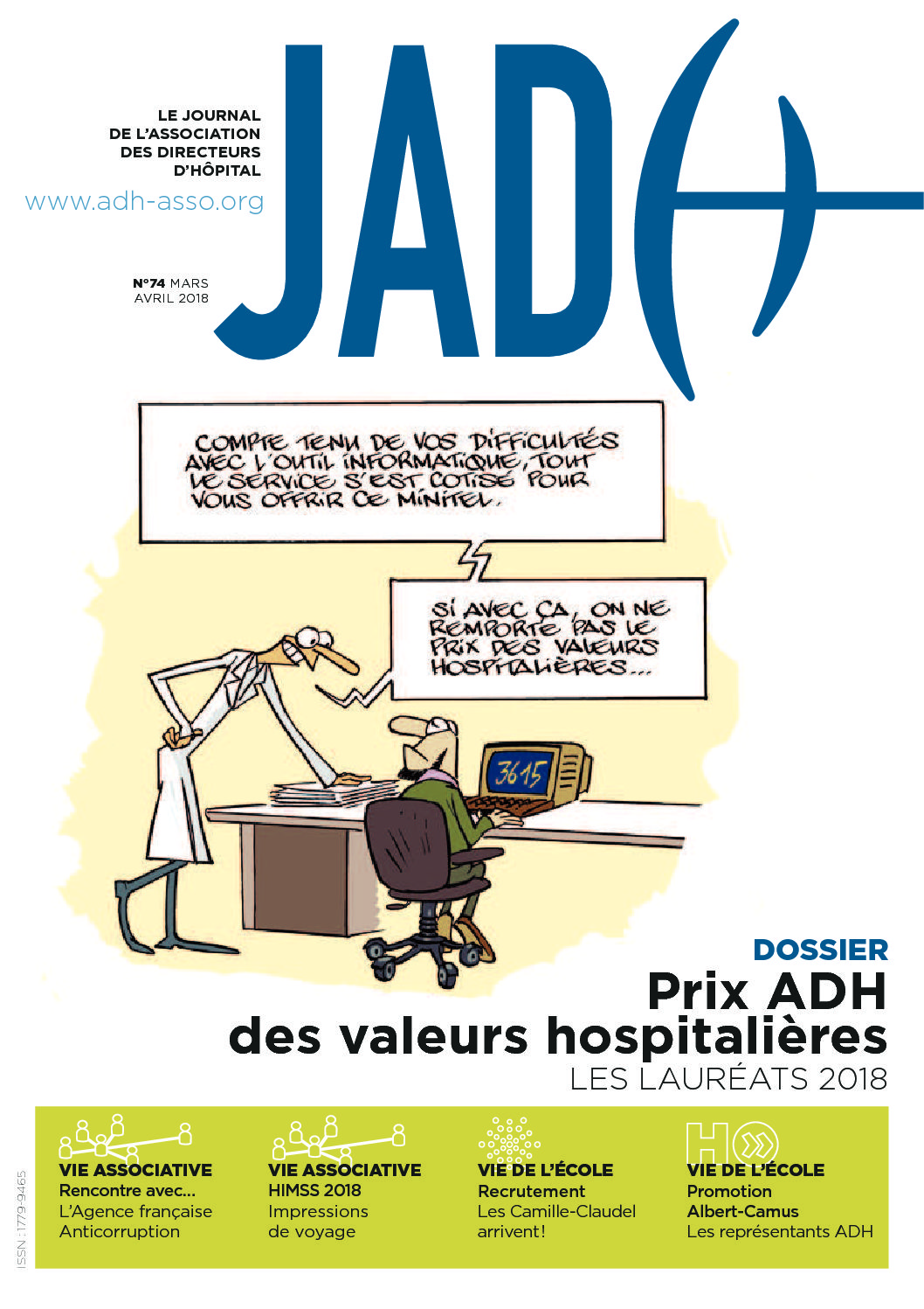 JADH 74 – mars/avril 2018