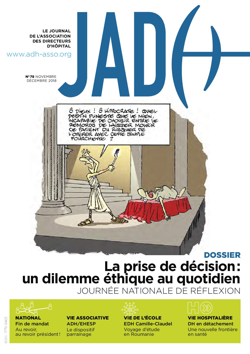 JADH 78 – novembre/décembre 2018