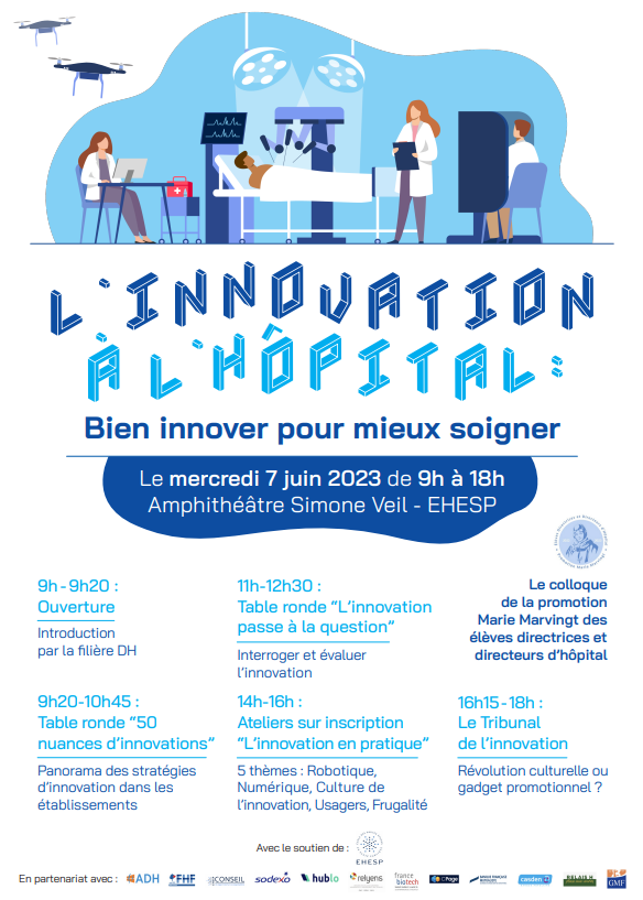 Les élèves directeurs(rices) d’hôpital plébiscitent l’innovation pour leur premier colloque post-crise sanitaire du 7 juin 2023