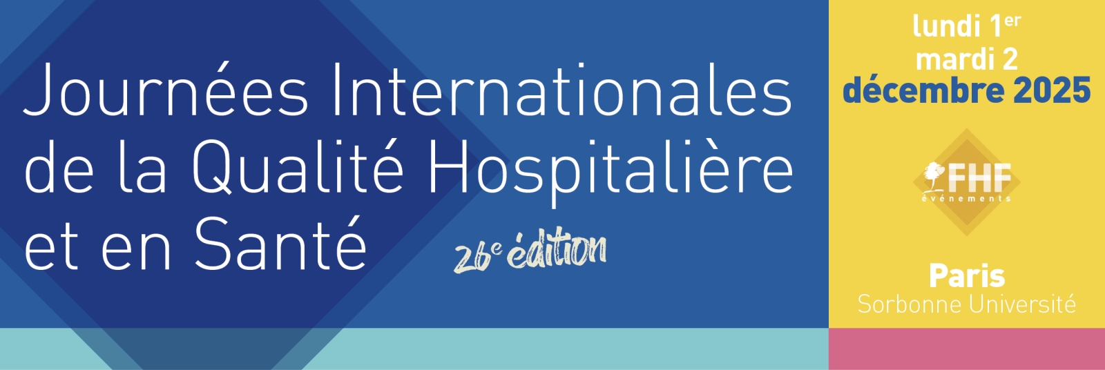 Journées Internationales de la Qualité Hospitalière et en Santé 2025